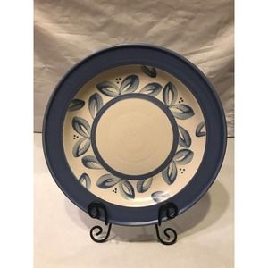 Pfaltzgraff Villa Flora Blue Platter Chop Plate 12 3/4"